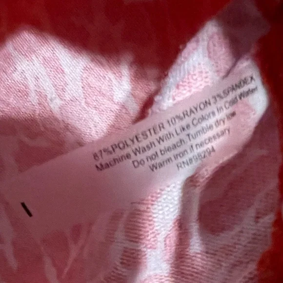 Sportelle Orange Animal Print Blouse - Picture 5 of 5